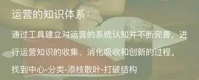 如何建立互联网运营知识体系？