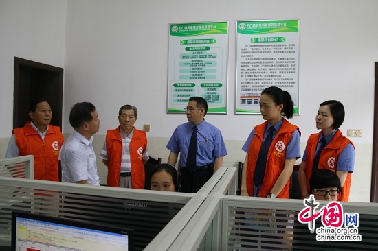 常德石门检察官志愿者入驻互联网+养老志愿服务