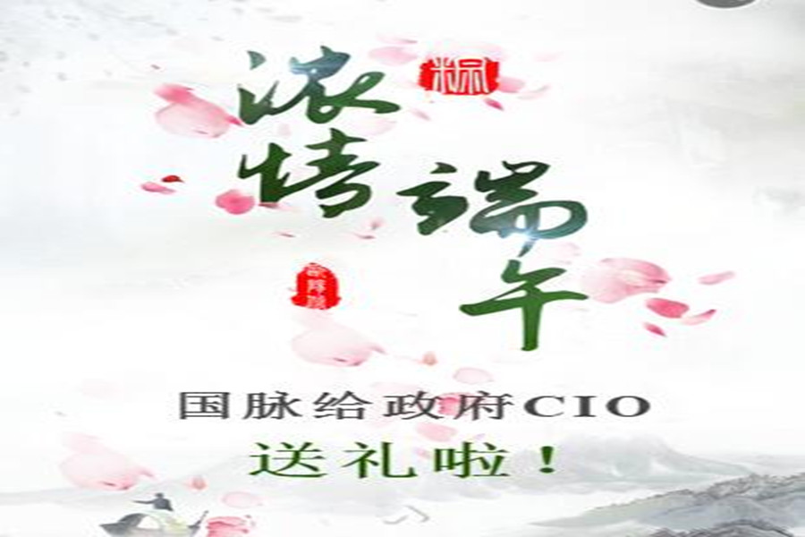 恭贺端午佳节 | 国脉给政府CIO送礼啦！