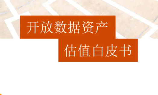开放数据资产估值白皮书