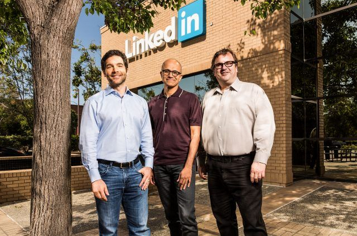 微软；收购；LinkedIn